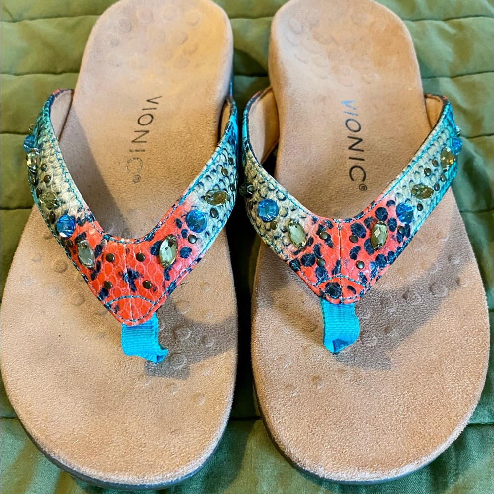 Vionic Women's Multicolor Sandals - Size 6 EU 37